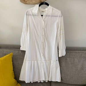 ottod’Ame white pleated dress